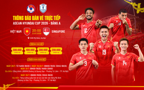 Tin nóng bóng đá Việt hôm nay 29/7: Vé trận Việt Nam - Singapore 'sốt'; Nam Định ra mắt cầu thủ Việt kiều Áo