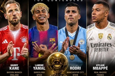 Không phải Rodri hay Yamal, lộ diện 'quái vật' mới giành Quả bóng Vàng 2026