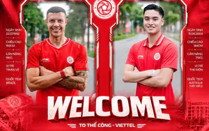 Thể Công Viettel tăng cường hàng thủ với trung vệ Brazil và thủ môn Việt kiều Australia