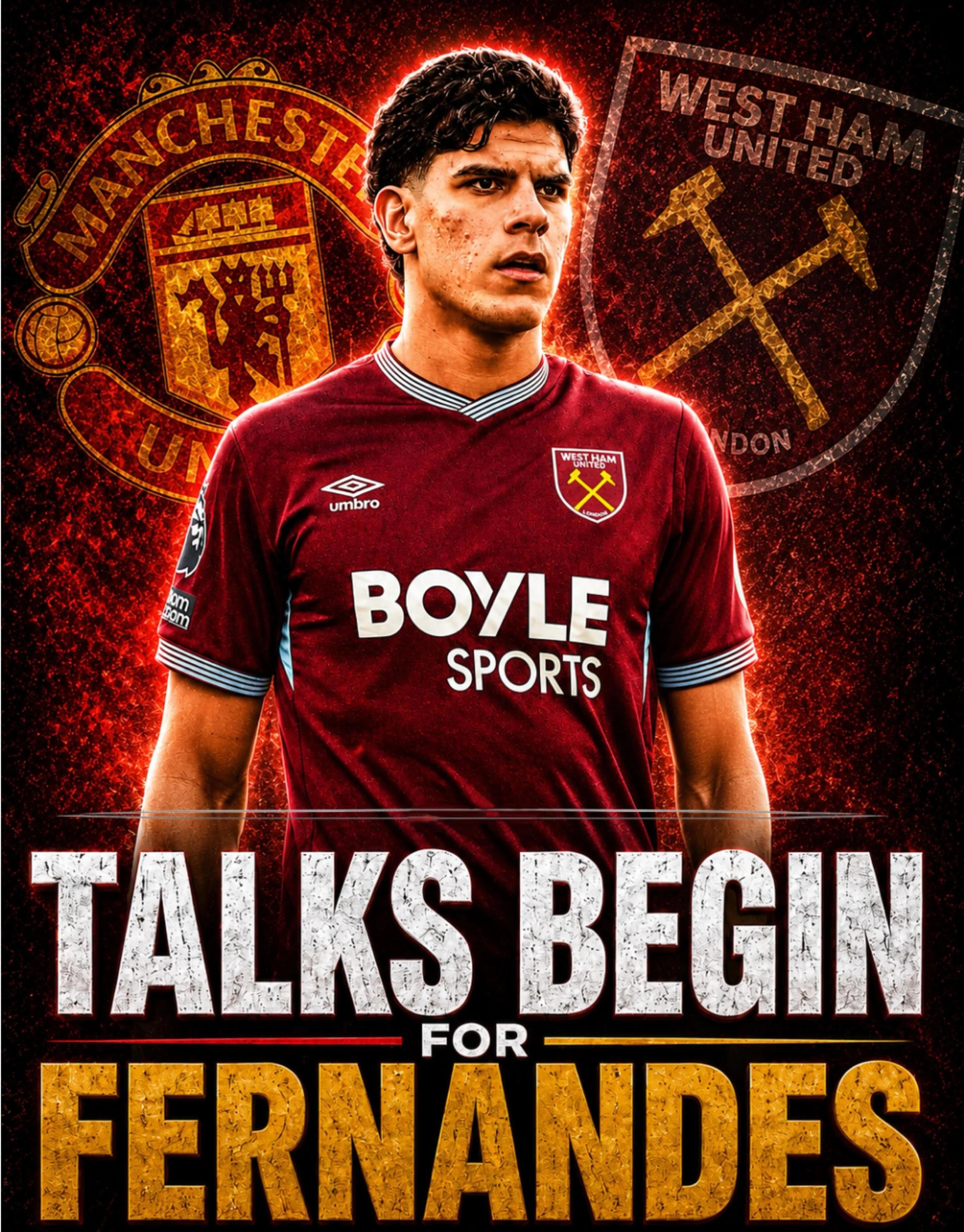 Manchester United và West Ham đã bắt đầu đàm phán về vụ chuyển nhượng M.Fernandes, dự kiến hoàn tất trong tháng này! Có thông tin cho rằng sẽ ký hợp đồng 5 năm với mức lương tối đa 150.000 bảng mỗi tuần
