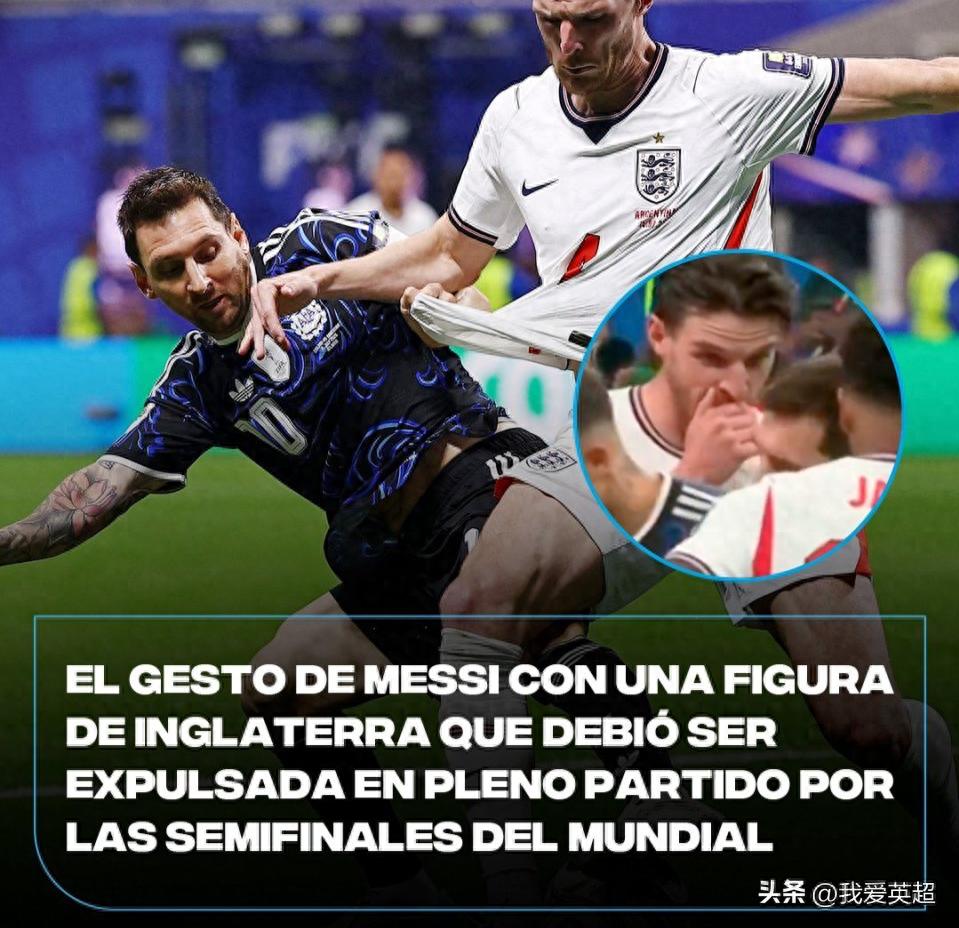 Tranh cãi! Ngôi sao trị giá 120 triệu bảng của Anh ba lần che miệng nói chuyện với cầu thủ Argentina, không bị thẻ đỏ gây nghi ngờ về sự thiên vị