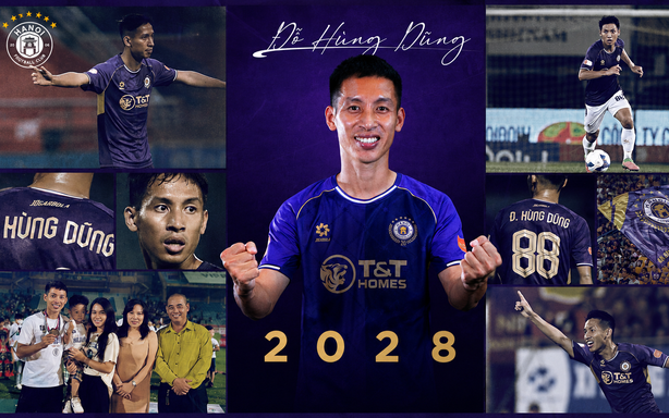 Hùng Dũng gia hạn hợp đồng với CLB Hà Nội đến năm 2028