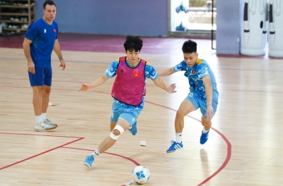 Tuyển Việt Nam tập buổi đầu tiên, đặt mục tiêu cao ở giải Đông Nam Á