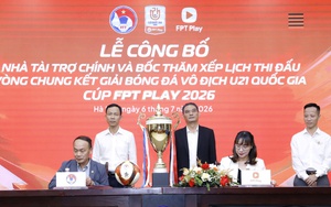 FPT PLAY tài trợ chính VCK U21 QG 2026
