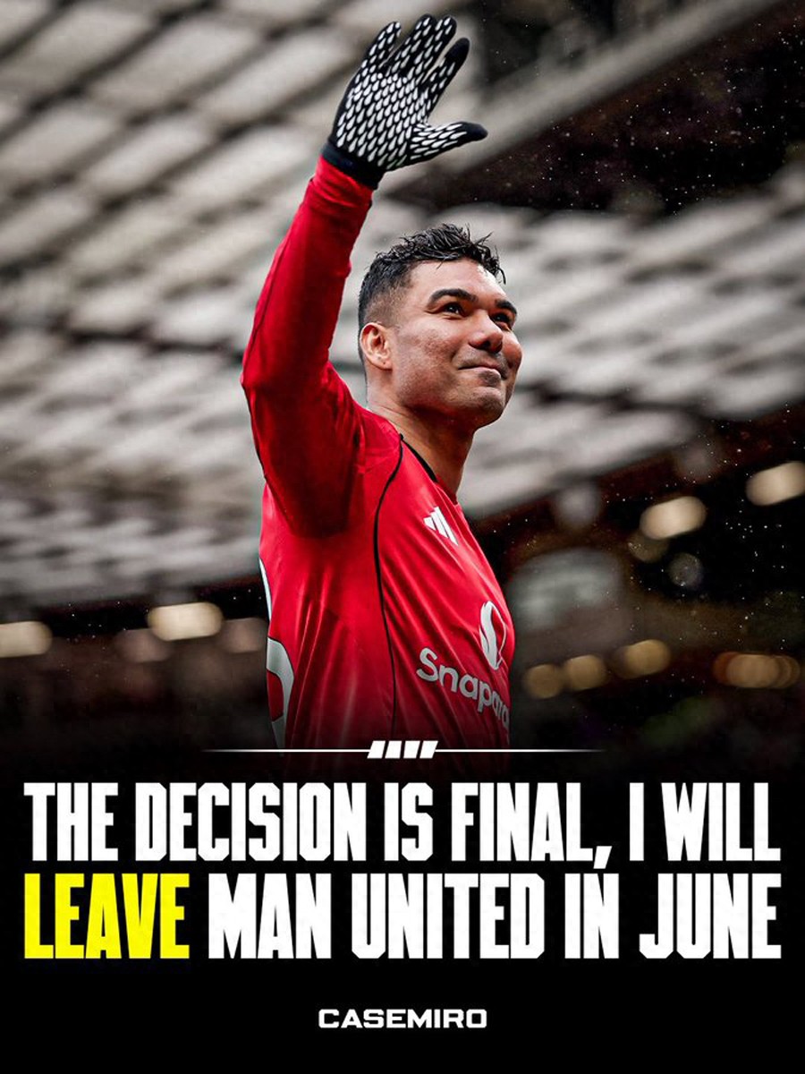 Thời gian Casemiro rời Manchester United đã được công bố chính thức! Đề nghị đầu tiên lộ diện, gia nhập Beckham và đồng hành với Messi