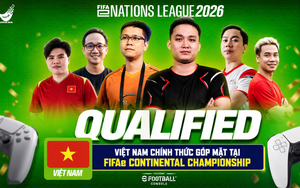 Đội tuyển eFootball Việt Nam giành vé dự giải châu lục của FIFAe