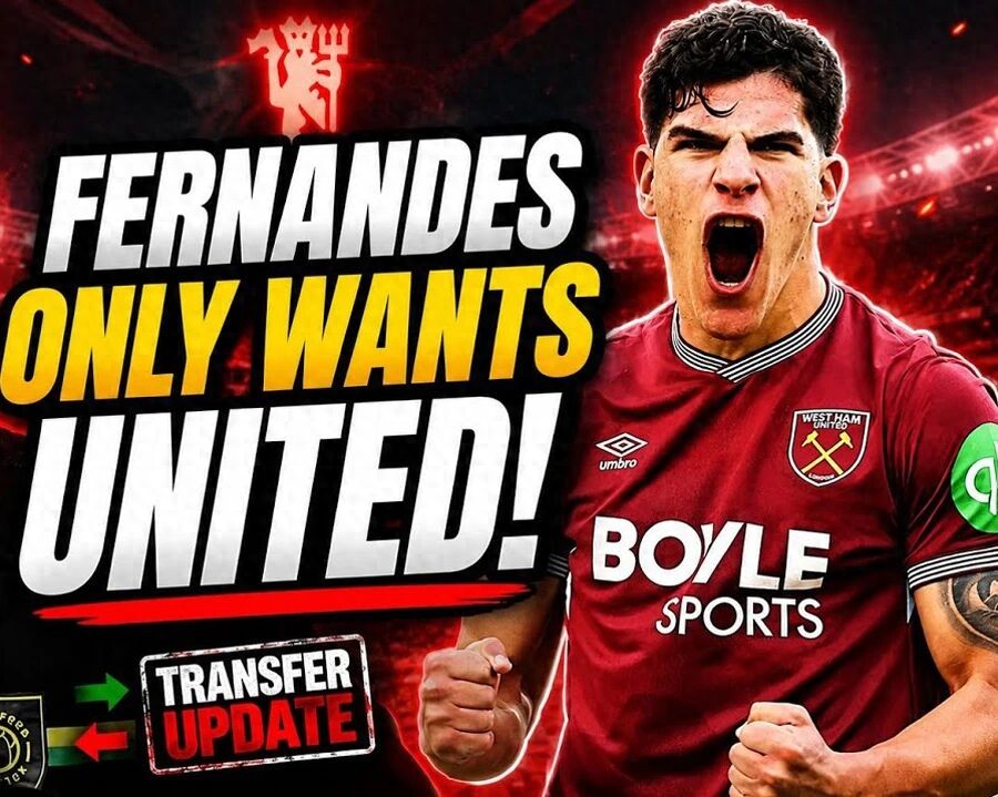 Trong tuần này, Manchester United sẽ tiếp cận để hỏi mua M. Fernandes với mức giá thấp hơn nhiều so với 80 triệu bảng! M. Fernandes đã nói với West Ham rằng anh chỉ muốn đến Manchester United.