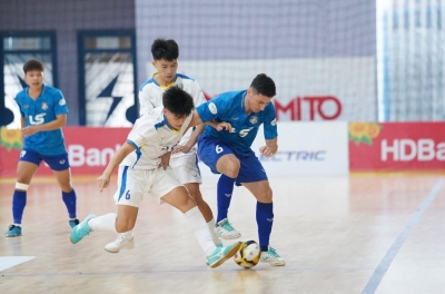 Lượt 12 Futsal VĐQG 2026: Thái Sơn Bắc nối dài mạch thắng