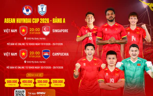 Bán vé xem trận Việt Nam-Campuchia ở vòng bảng ASEAN Cup 2026