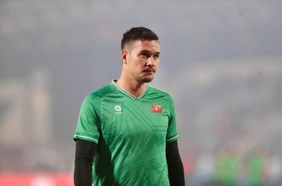 Tân vương V.League công bố quyết định quan trọng với thủ môn Việt kiều