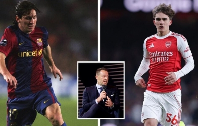 Thiên tài Arsenal được ví như Messi mới tại Emirates