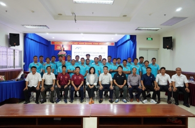 Bế mạc khóa học HLV bóng đá chứng chỉ ‘C’ AFC/VFF