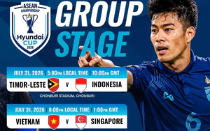 Lịch thi đấu ASEAN Cup 2026: Lượt trận thứ ba