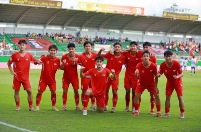 Thắng đậm Huế, PVF vô địch giải bóng đá U17 Quốc gia