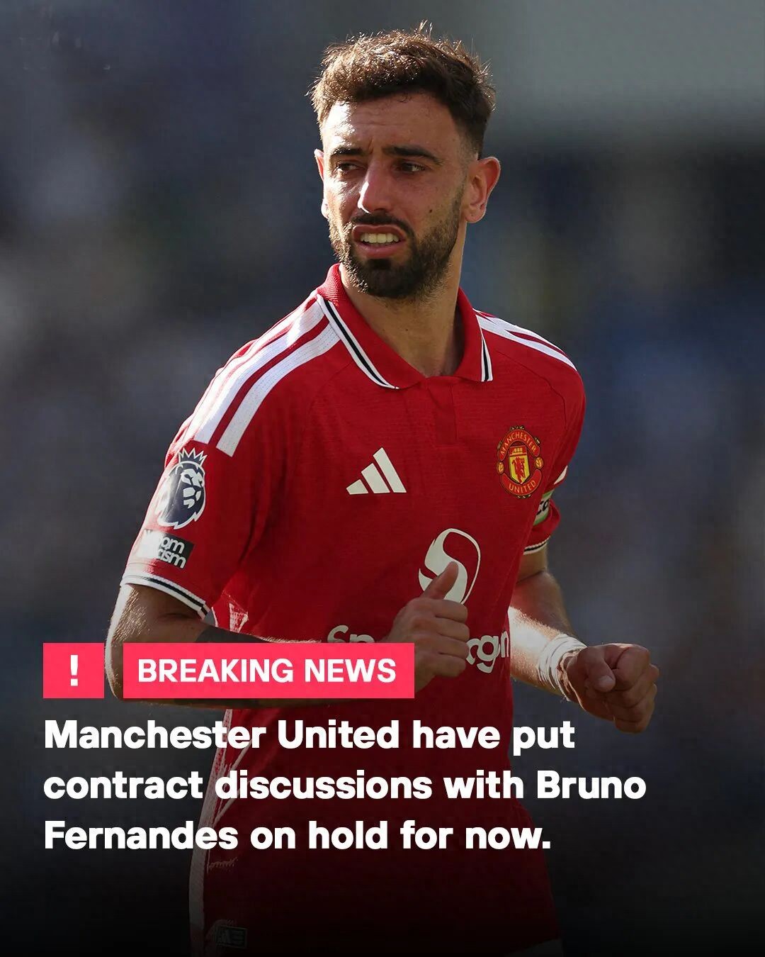 Manchester United đã quyết định có gia hạn hợp đồng với B费 hay không, không lo ngại Real Madrid cướp người; "Carlos người Anh" có thể rời đội vào mùa hè năm sau.
