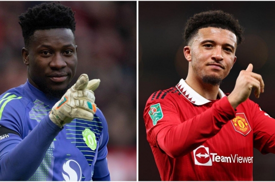 Sancho và Onana gây sốt
