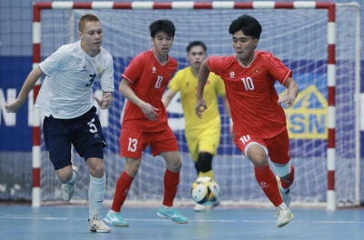 Trực tiếp futsal Việt Nam vs Nga, 18h00 hôm nay 1/8