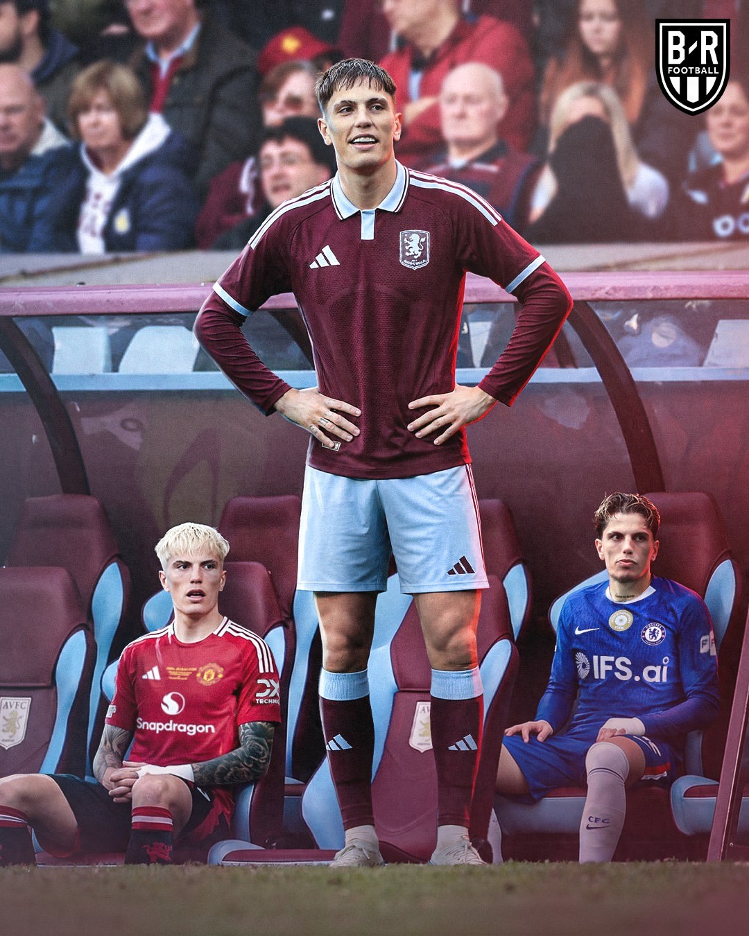 Garnacho đã vượt qua kiểm tra y tế và chuyển đến Aston Villa, khoản chia lời của Man United năm sau được tiết lộ! Không đủ để trả lương tuần cho Rashford