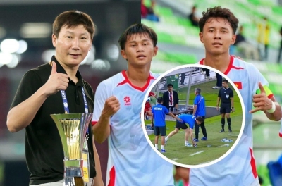 U19 Việt Nam tái hiện tuyệt chiêu của HLV Kim Sang Sik trước Indonesia