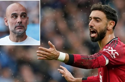 Pep dùng Bruno Fernandes làm 'gương xấu' răn đe các cầu thủ Man City