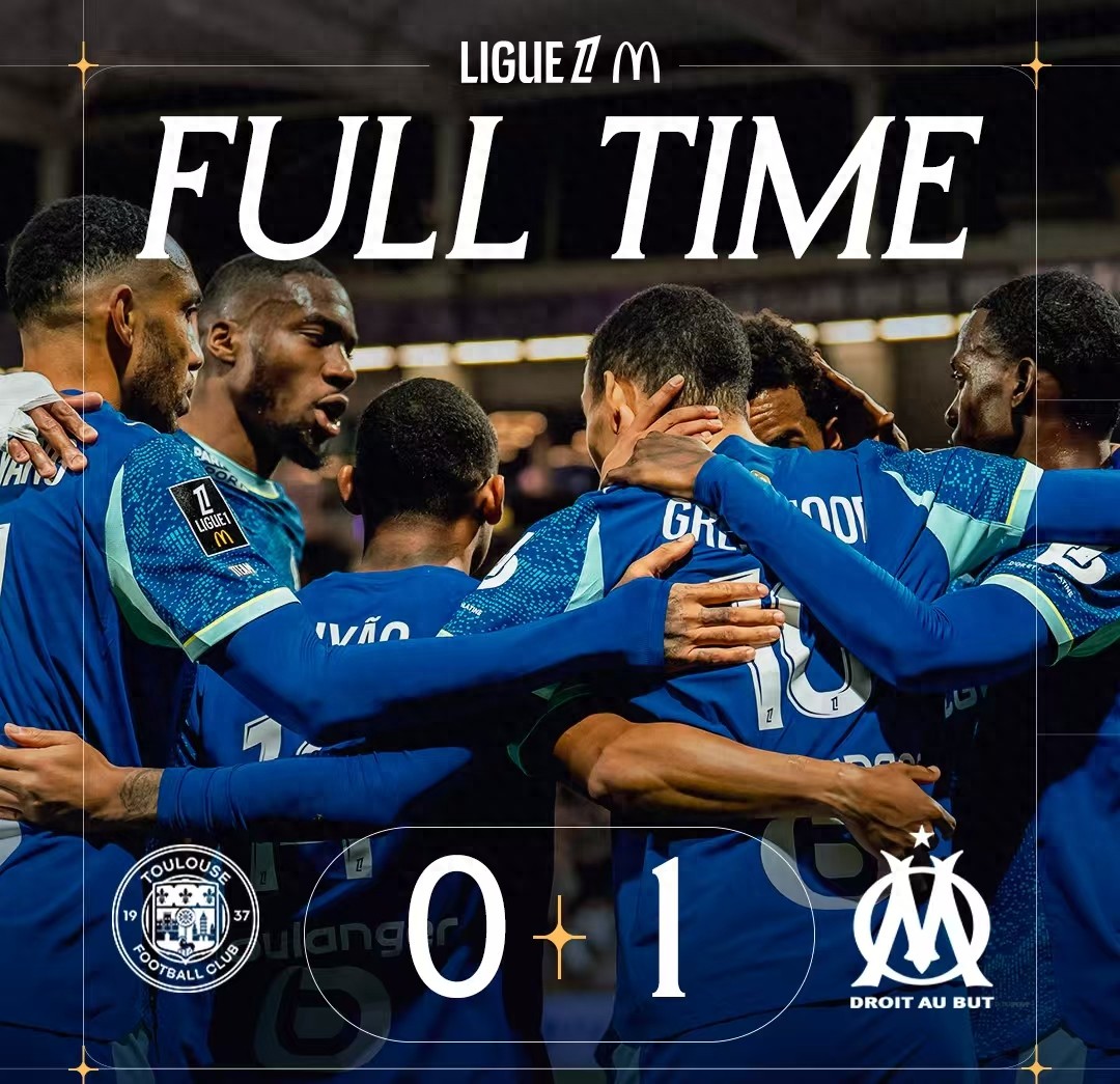 Aoki ghi bàn thắng quyết định, 24 trận 15 bàn dẫn đầu bảng xếp hạng, Marseille leo lên vị trí thứ 3 tại Ligue 1.