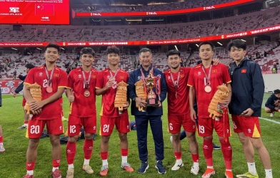 U23 Việt Nam vẫn nhận cúp dù chót bảng giải Trung Quốc
